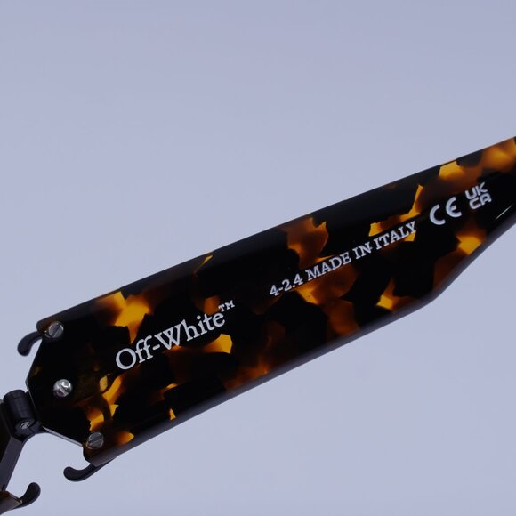 Off-White OERI14D MYSTIC 6030 Sunglasses Havana Square Frame, Pink Lenses - Picture 7 of 10